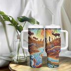 Aboriginal Dreamtime Animals Stories Tumbler With Handle