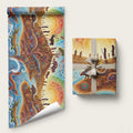 Aboriginal Dreamtime Animals Stories Wrapping Paper - Aussie Hoodie