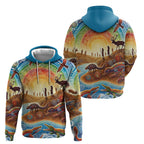 Aboriginal Dreamtime Animals Stories Zip Hoodie
