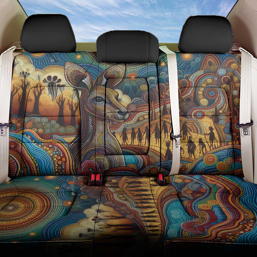 Aboriginal Dreamtime Stories Land Back Car Seat Cover
