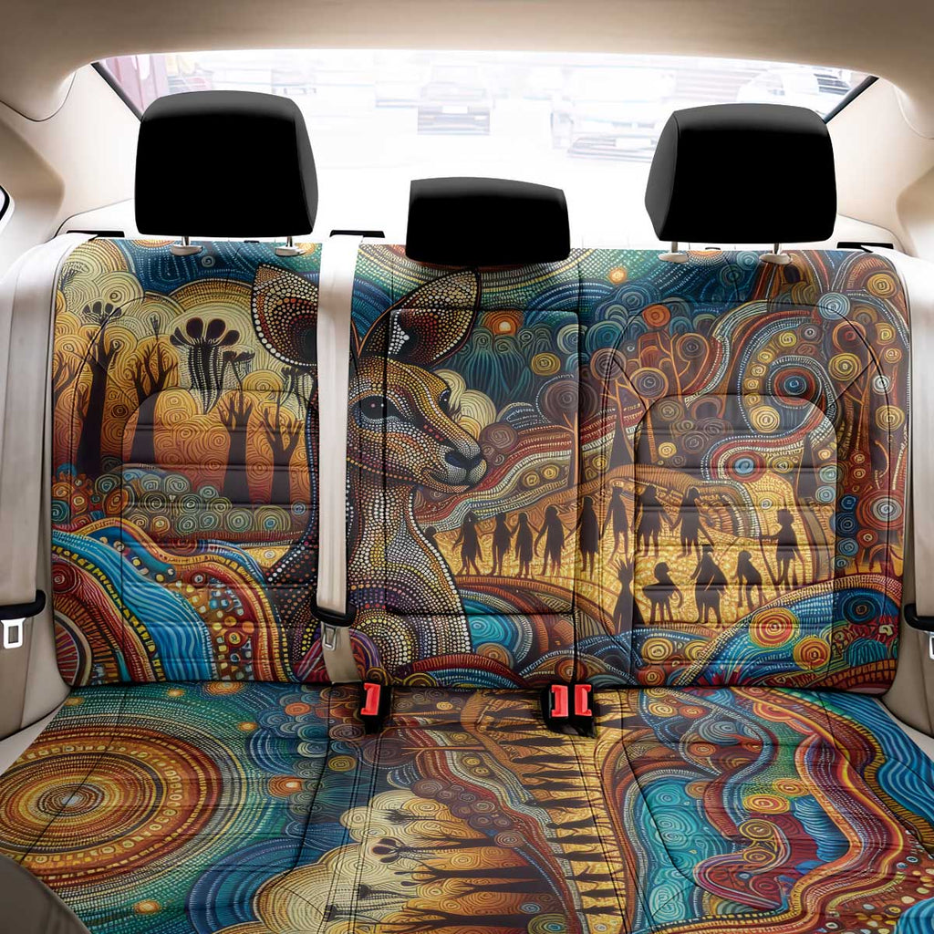Aboriginal Dreamtime Stories Land Back Car Seat Cover