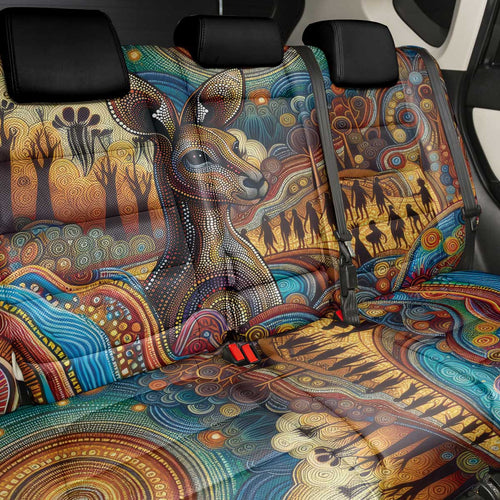 Aboriginal Dreamtime Stories Land Back Car Seat Cover