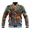 Aboriginal Dreamtime Stories Land Baseball Jacket