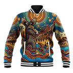 Aboriginal Dreamtime Stories Land Baseball Jacket