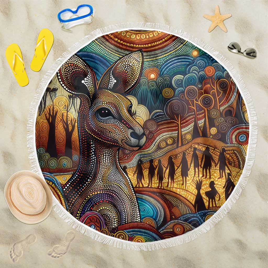 Aboriginal Dreamtime Stories Land Beach Blanket