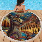 Aboriginal Dreamtime Stories Land Beach Blanket