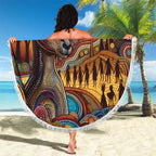 Aboriginal Dreamtime Stories Land Beach Blanket