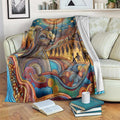 Aboriginal Dreamtime Stories Land Blanket