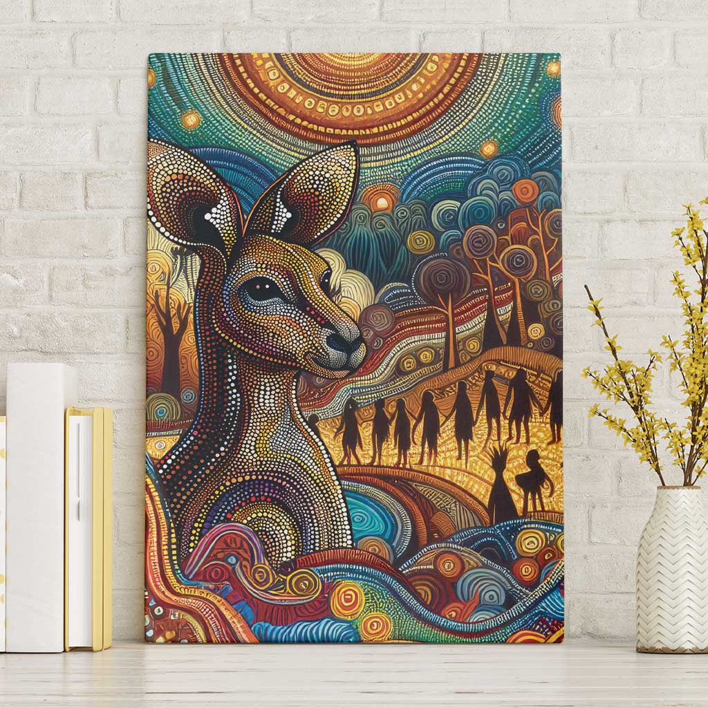 Aboriginal Dreamtime Stories Land Canvas Wall Art