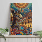 Aboriginal Dreamtime Stories Land Canvas Wall Art