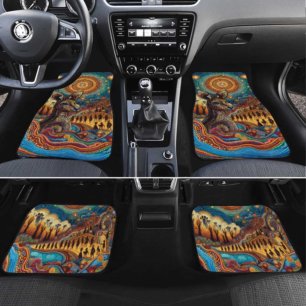 Aboriginal Dreamtime Stories Land Car Mats