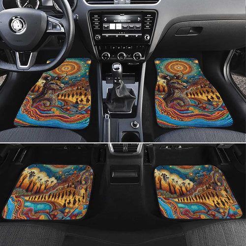 Aboriginal Dreamtime Stories Land Car Mats