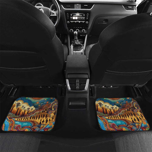 Aboriginal Dreamtime Stories Land Car Mats