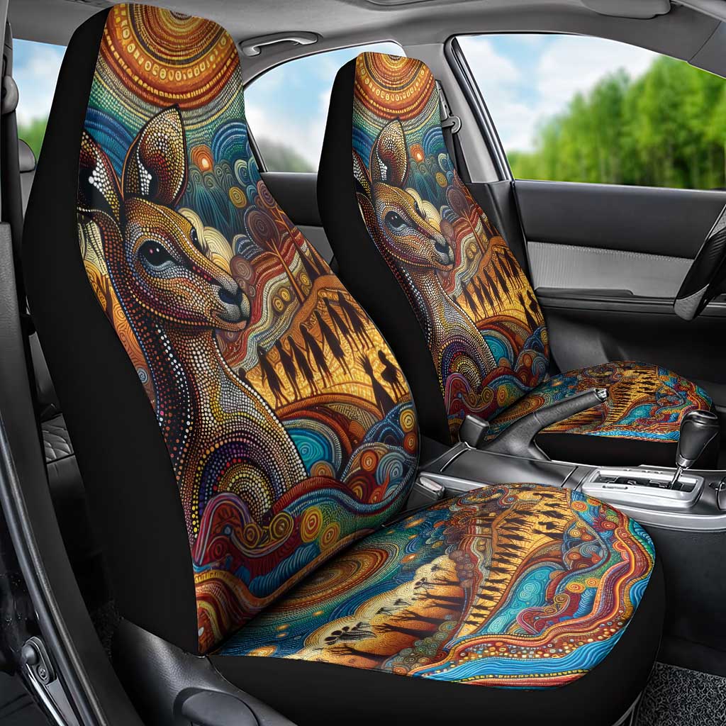Aboriginal Dreamtime Stories Land Car Seat Cover