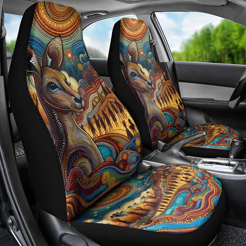 Aboriginal Dreamtime Stories Land Car Seat Cover