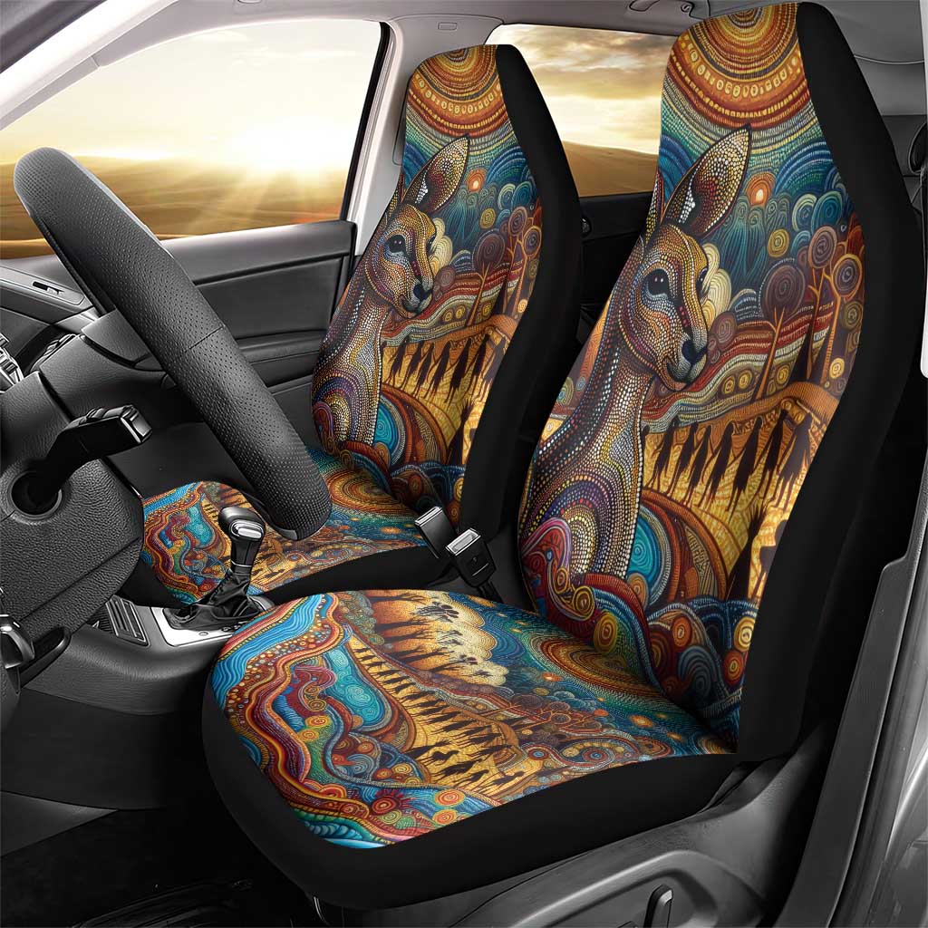 Aboriginal Dreamtime Stories Land Car Seat Cover