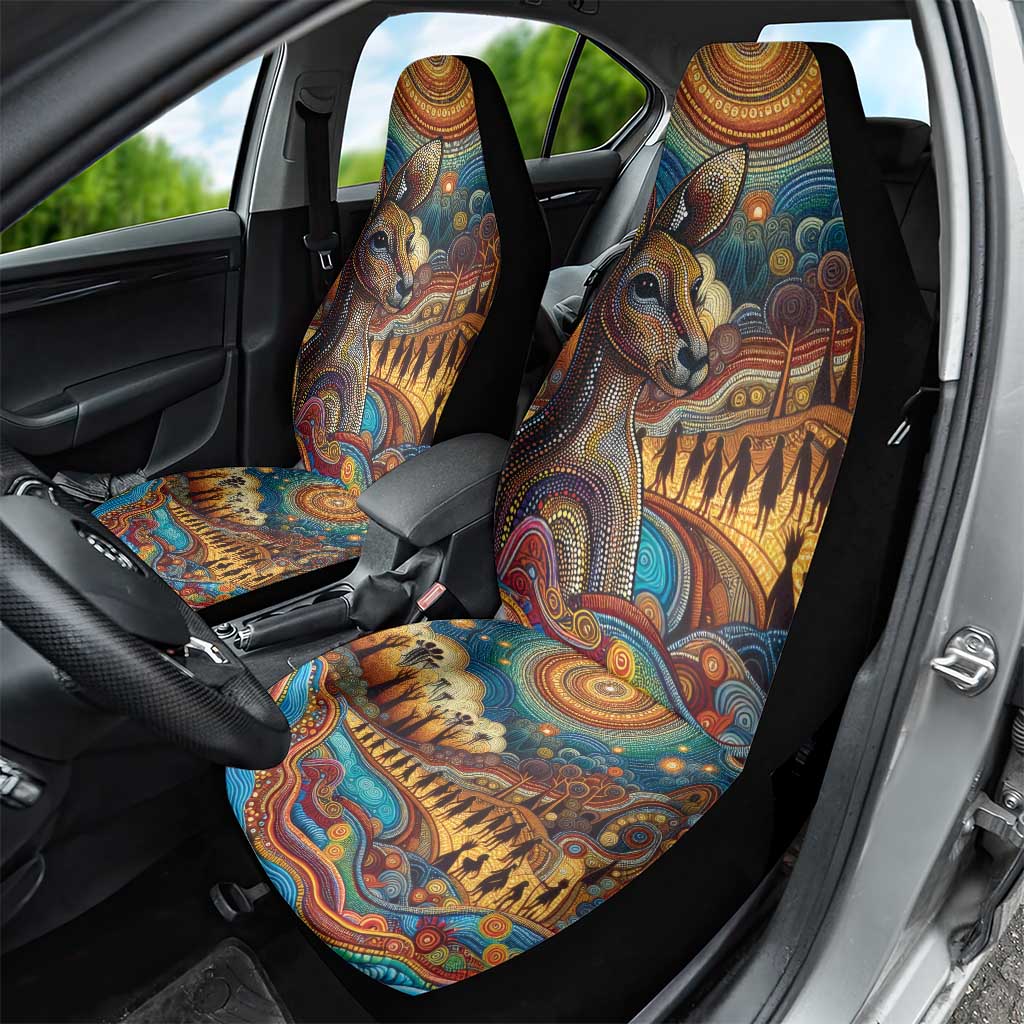 Aboriginal Dreamtime Stories Land Car Seat Cover