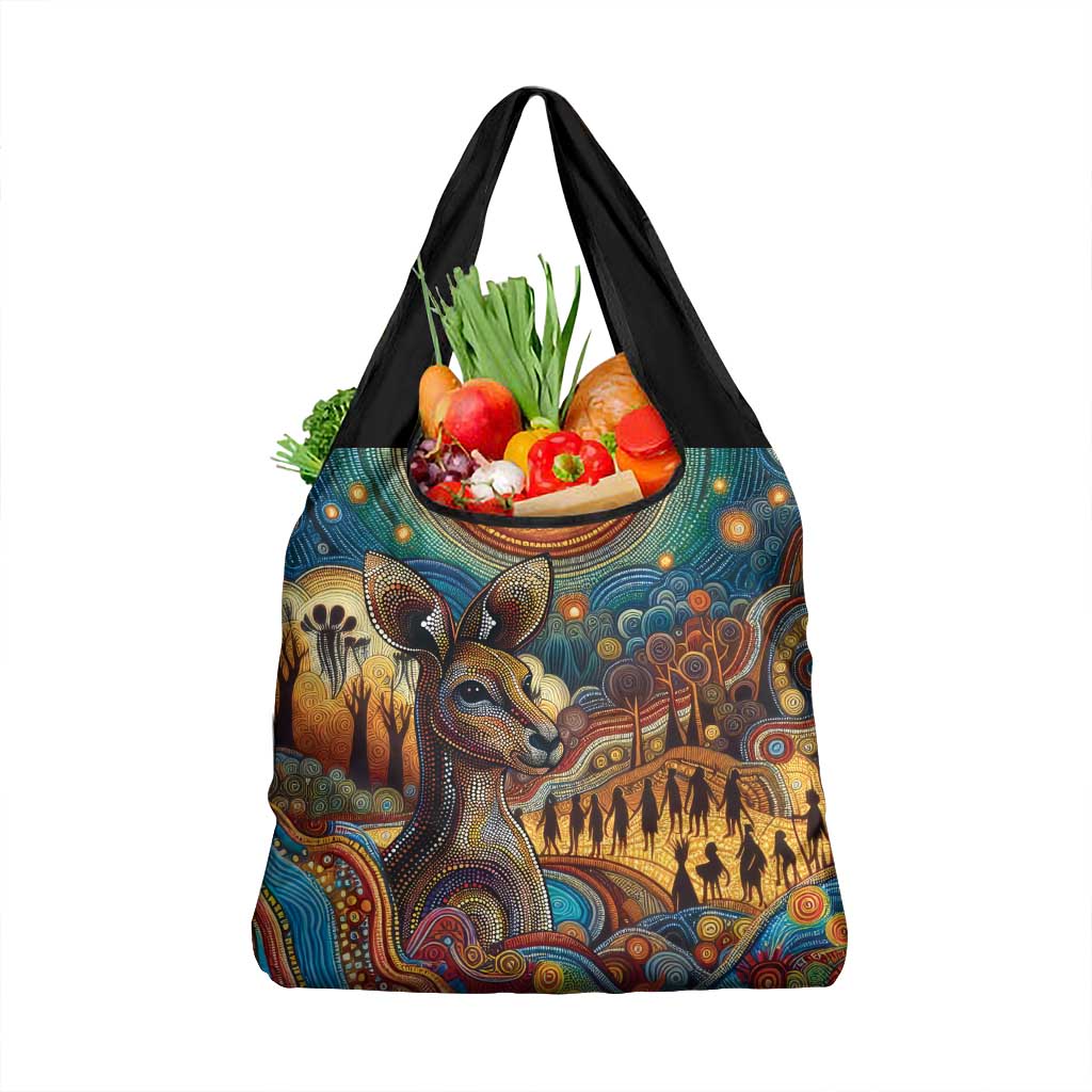 Aboriginal Dreamtime Stories Land Grocery Bag