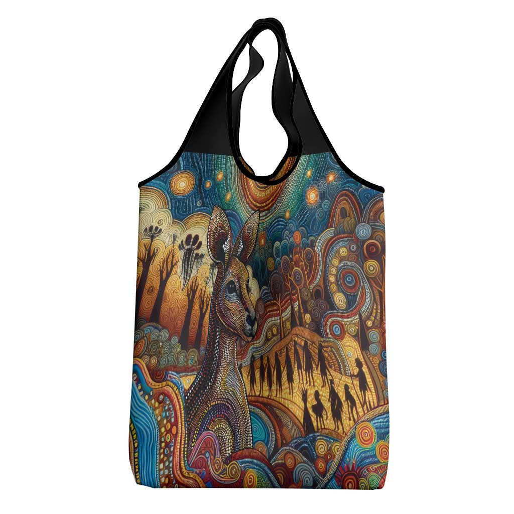 Aboriginal Dreamtime Stories Land Grocery Bag