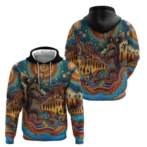 Aboriginal Dreamtime Stories Land Hoodie