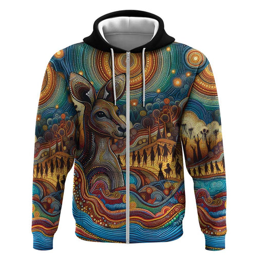 Aboriginal Dreamtime Stories Land Hoodie