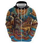 Aboriginal Dreamtime Stories Land Hoodie