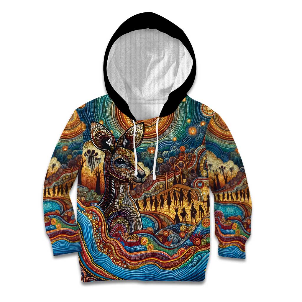 Aboriginal Dreamtime Stories Land Kid Hoodie