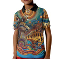 Aboriginal Dreamtime Stories Land Kid Polo Shirt