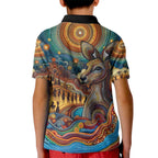 Aboriginal Dreamtime Stories Land Kid Polo Shirt