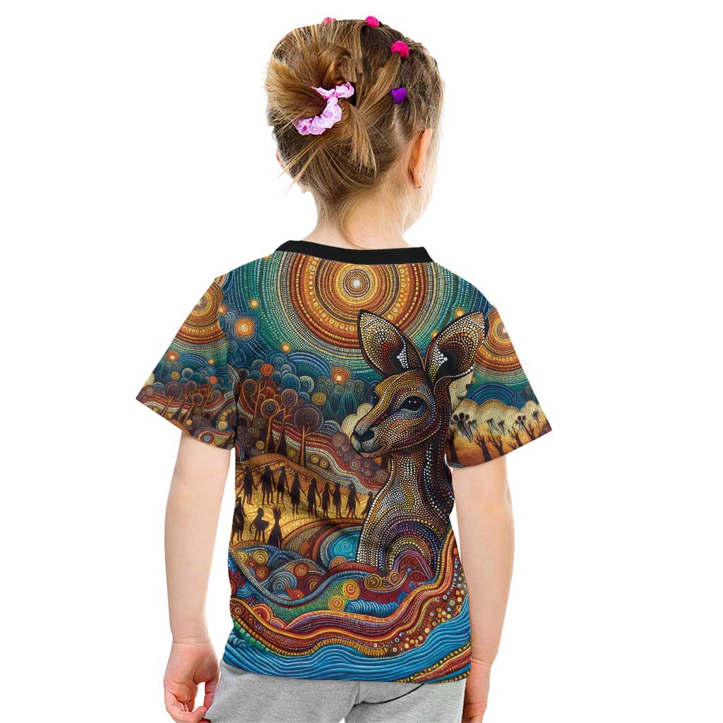 Aboriginal Dreamtime Stories Land Kid T Shirt