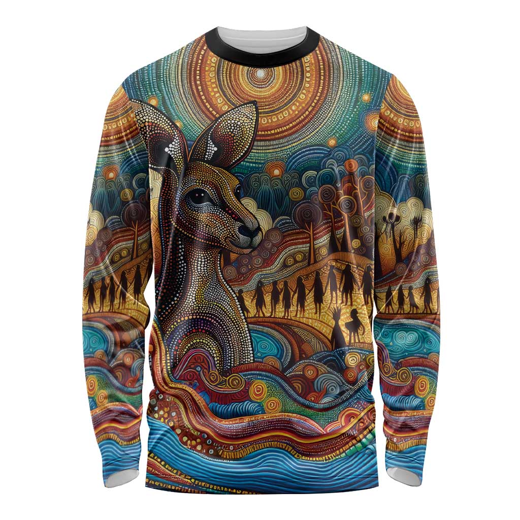 Aboriginal Dreamtime Stories Land Long Sleeve Shirt