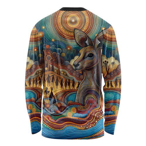 Aboriginal Dreamtime Stories Land Long Sleeve Shirt