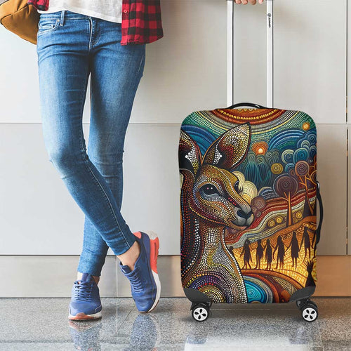 Aboriginal Dreamtime Stories Land Luggage Cover