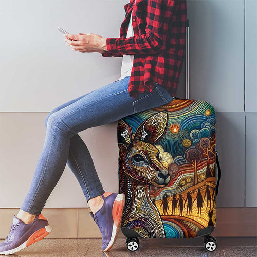 Aboriginal Dreamtime Stories Land Luggage Cover