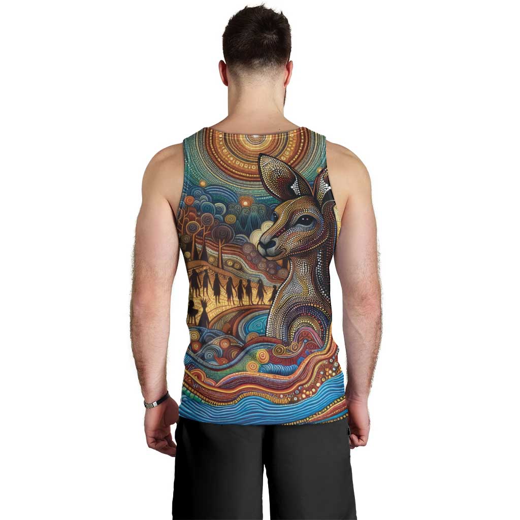 Aboriginal Dreamtime Stories Land Men Tank Top