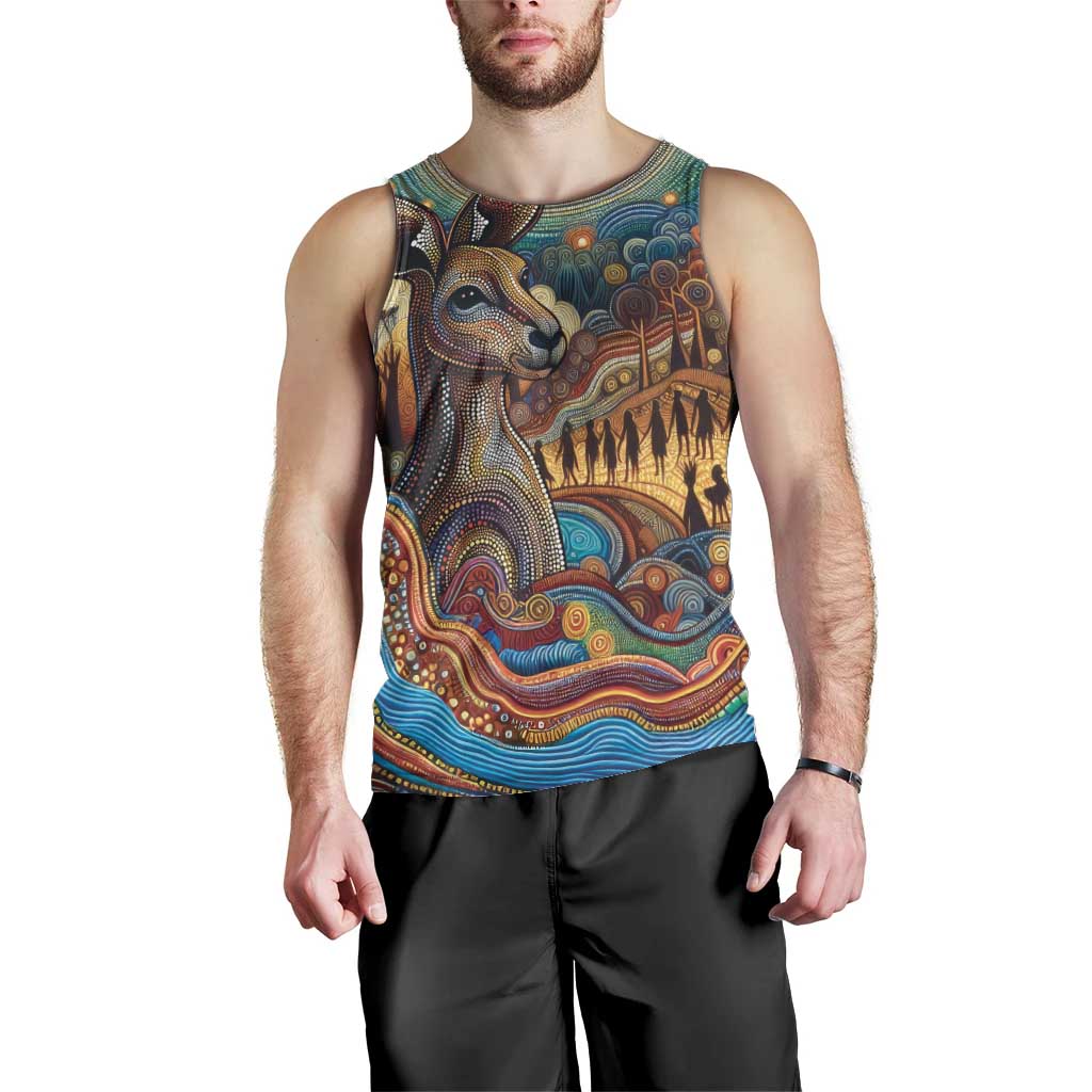 Aboriginal Dreamtime Stories Land Men Tank Top