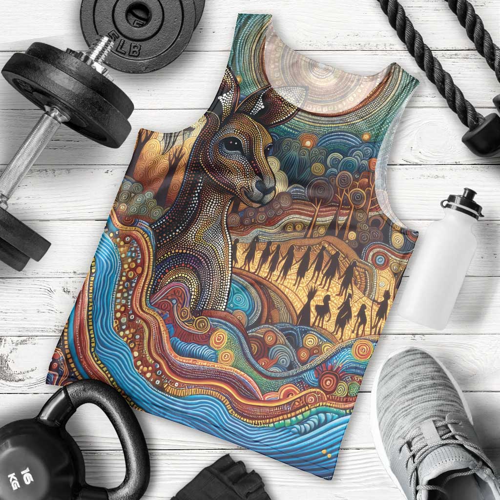Aboriginal Dreamtime Stories Land Men Tank Top