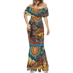 Aboriginal Dreamtime Stories Land Mermaid Dress