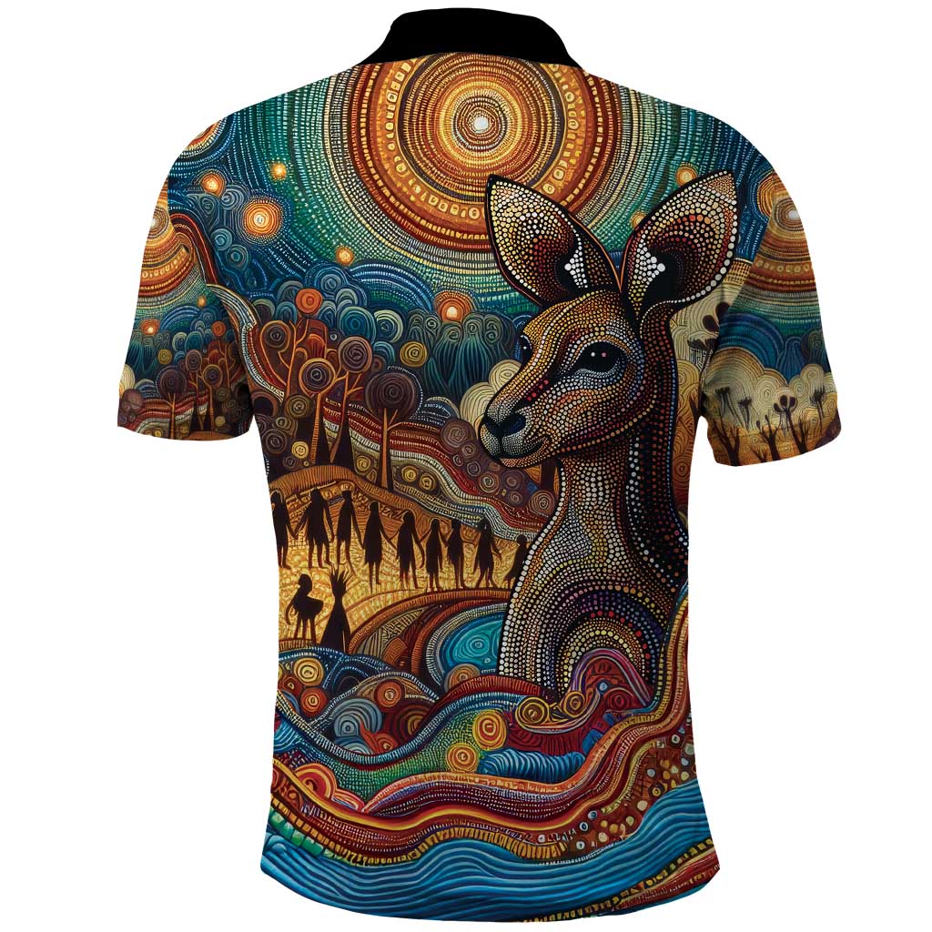 Aboriginal Dreamtime Stories Land Polo Shirt