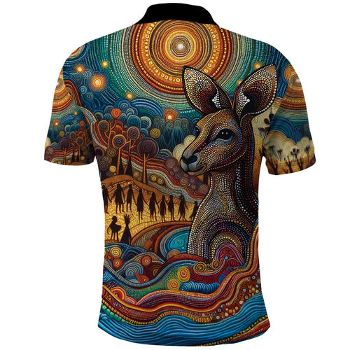 Aboriginal Dreamtime Stories Land Polo Shirt