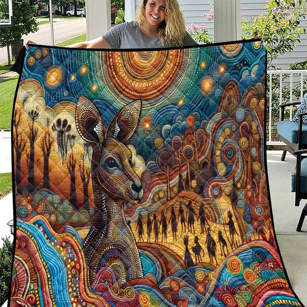 Aboriginal Dreamtime Stories Land Quilt