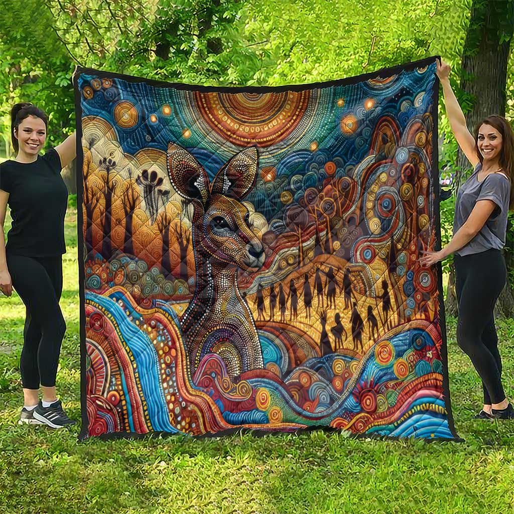 Aboriginal Dreamtime Stories Land Quilt
