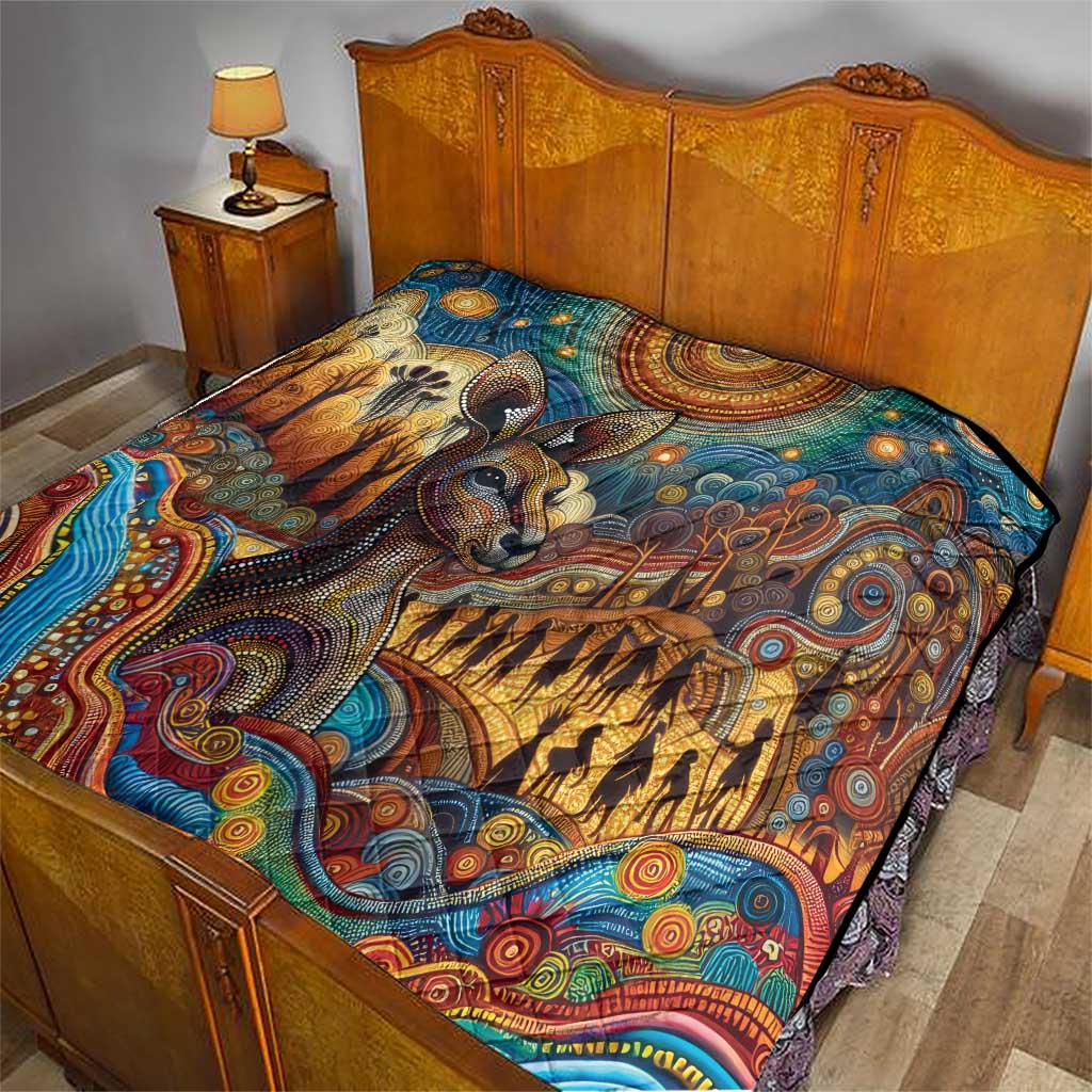 Aboriginal Dreamtime Stories Land Quilt
