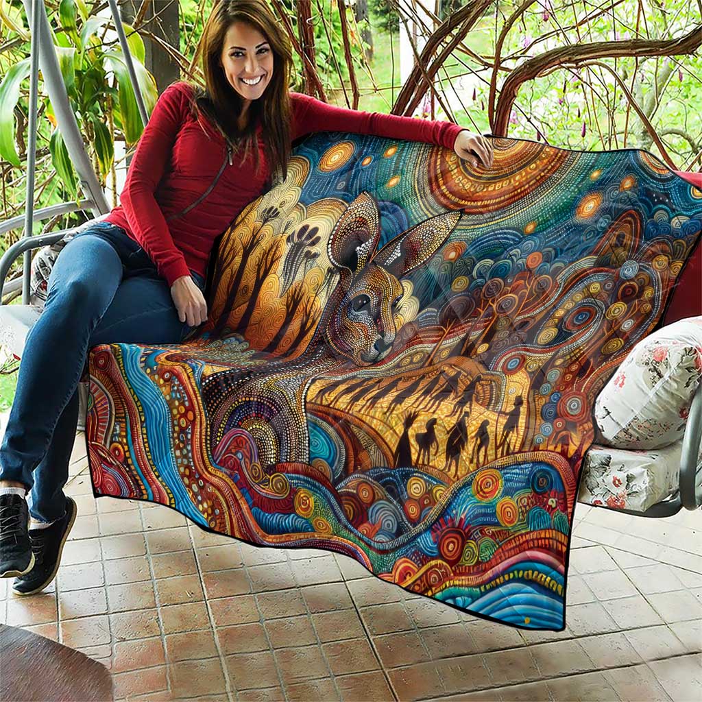 Aboriginal Dreamtime Stories Land Quilt