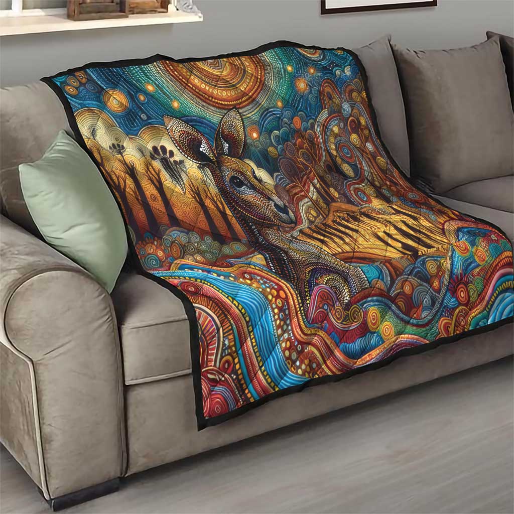 Aboriginal Dreamtime Stories Land Quilt