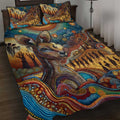 Aboriginal Dreamtime Stories Land Quilt Bed Set