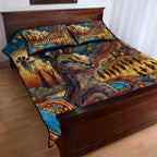 Aboriginal Dreamtime Stories Land Quilt Bed Set