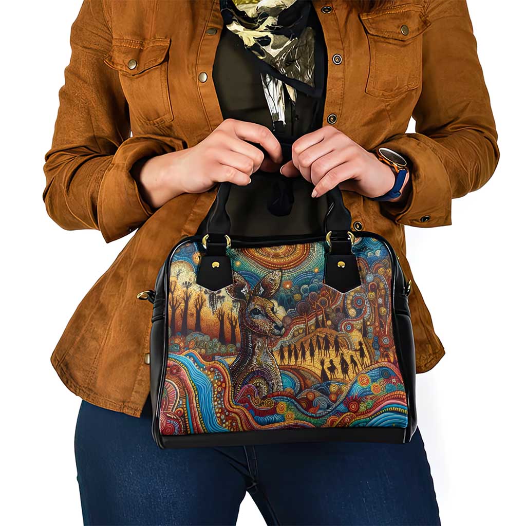 Aboriginal Dreamtime Stories Land Shoulder Handbag