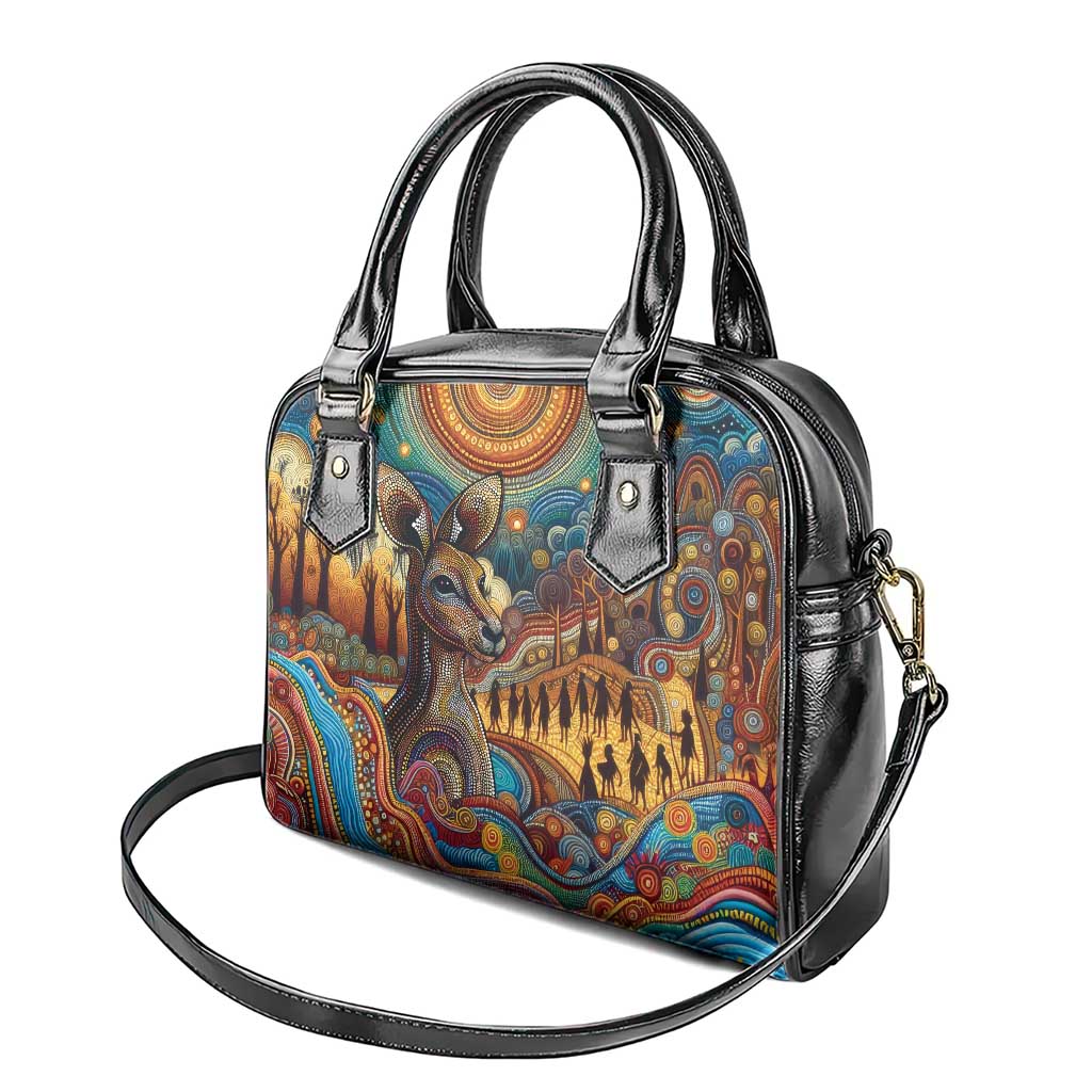 Aboriginal Dreamtime Stories Land Shoulder Handbag