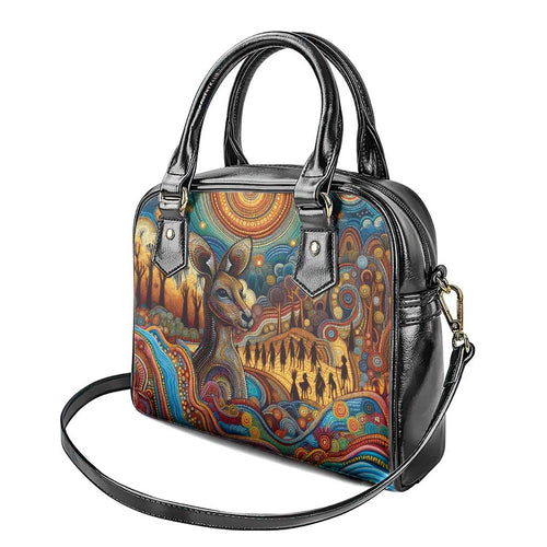Aboriginal Dreamtime Stories Land Shoulder Handbag
